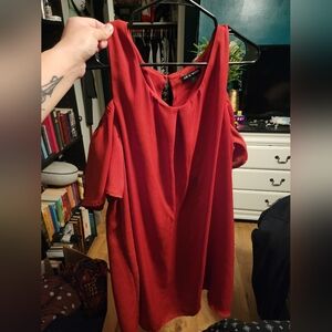 As U Wish Vibrant Red Dress